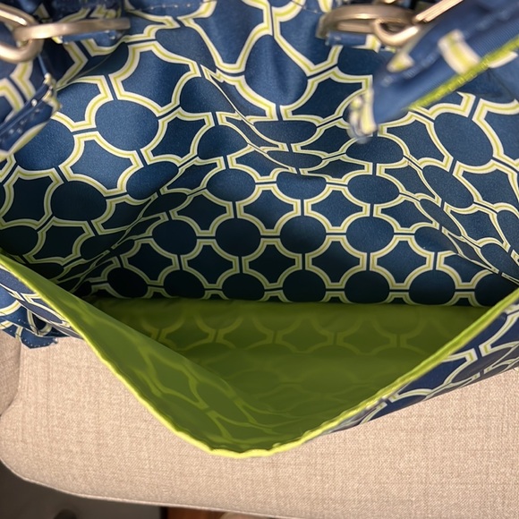 Ju-Ju-Be Be Prepared Diaper Bag Backpack Royal Envy Blue Royal Envy Green Geom - Picture 7 of 11